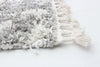 Helma Urban Cream, Dark Grey Shag 6'7" X 9'6" Area Rug