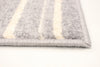Faith Silver-Cream Area Rug - 3'11" x 5'7"