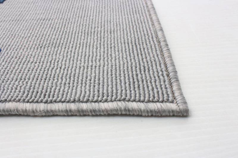 Sophie Grey-Navy Area Rug - 5'3\" x 7'7\"
