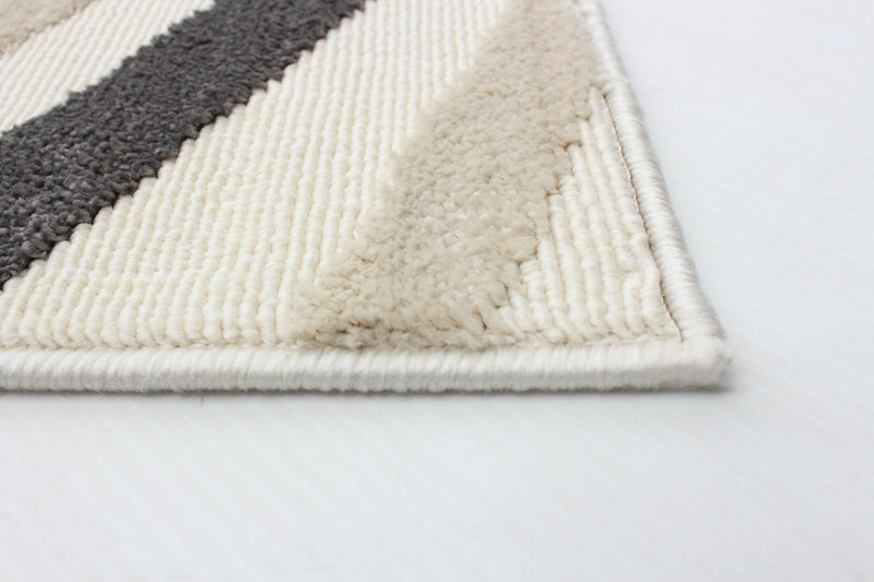 Nikkos Taupe 3'11\" x 5'7\" Area Rug