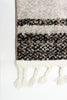 Vera Earth Taupe/Black Area Rug - 5'2" x 7'5"