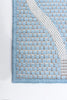 Neisha Abstract Light Blue Rug 6'7" X 9'6" Area Rug