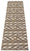 Bellezza Dark Brown 2'2" x 12'0" Area Rug
