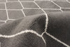 August Dark Grey-White 5'3" x 7'3" Area Rug