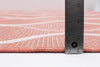 Neisha Abstract Coral Rug 6'7" X 9'6" Area Rug