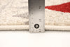 Raja Ivory-Red Area Rug - 3'11" x 5'7"