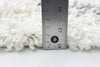Helma Diamond Cream Shag 3'11" X 5'11" Area Rug