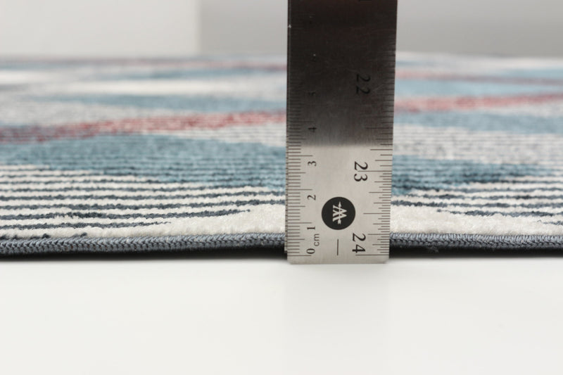 Kors Blue Machine Washable Area Rug - 5'0\" x 7'0\"