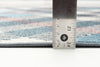 Kors Blue Machine Washable Area Rug - 2'6" x 8'0"