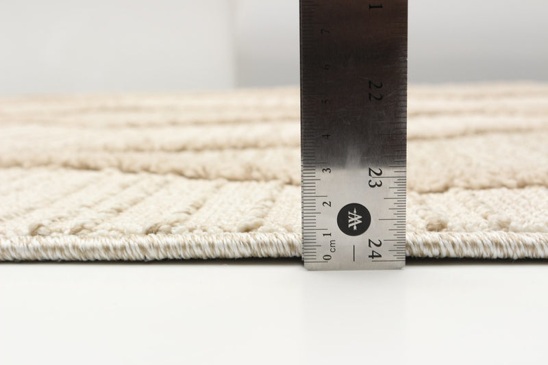 Ebba Beige Area Rug - 5'0\" x 7'0\"