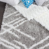 Ker Grey Lines 4x6 Area Rug