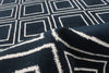 August Geod Navy-White 7'10" x 10'2" Area Rug
