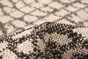 Sadie Safari Silver-Black Area Rug - 5'3" x 7'7"