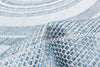 Neisha Modern Blue Rug 6'7" X 9'6" Area Rug
