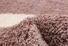 Luci Pink Shag 3'11" x 6'0" Area Rug