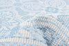 Neisha Traditional Light Blue Rug 6'7" X 9'6" Area Rug