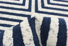 Dodie Blue-Ivory 2'8" x 4'11" Area Rug