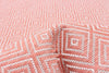 Neisha Diamond Coral Rug 6'7" X 9'6" Area Rug