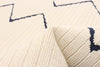 Kimi Blue-Ivory 3'11" x 5'7" Area Rug
