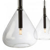 Conic 4-Light Black Ceiling Light