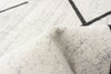 Damali Ivory/Black Machine Washable Area Rug - 5'0" x 7'0"