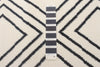 August Geod White-Navy 7'10" x 10'2" Area Rug