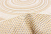 Neisha Modern Gold Rug 5'3" X 7'3" Area Rug