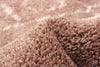 Serafina Pink Shag 7'10" x 10'0" Area Rug