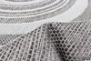 Neisha Modern Grey Rug 5'3" X 7'3" Area Rug