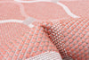 Neisha Abstract Coral Rug 6'7" X 9'6" Area Rug