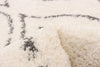 Gael Ivory Shag 3'11" x 6'0" Area Rug