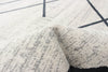 Damali Ivory/Blue Machine Washable Area Rug - 3'0" x 5'0"