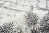 Helma Urban Cream, Light Grey Shag 5'3" X 7'3" Area Rug