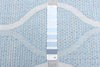 Neisha Abstract Light Blue Rug 5'3" X 7'3" Area Rug