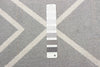 Kenza Grey Machine Washable Area Rug - 5'0" x 7'0"
