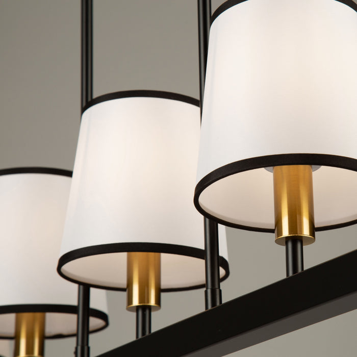 Coco 5-Light Black Gold Ceiling Light