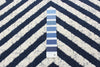Dodie Blue-Ivory 2'8" x 4'11" Area Rug