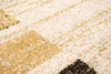Aya Ivory-Brown Area Rug - 3'11" x 5'7"