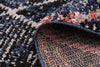 Makondo Abstract Navy Blue Area Rug - 6'7" x 9'6"