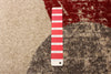 Ellegance Ivory / Red 6'7" x 9'6" Area Rug