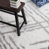 Ker White Lines 3x5 Area Rug