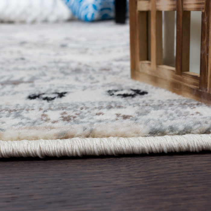 Far Grey 4x6 Area Rug