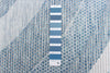 Neisha Modern Blue Rug 6'7" X 9'6" Area Rug