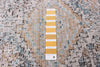 Leandra Taupe/blue Rug 3'11" X 5'11" Area Rug