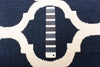 Sophie Ivory-Navy Area Rug - 3'11" x 5'7"