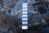 Blue Marble Area Rug - 5'3" x 7'3"