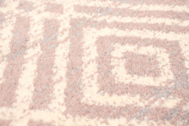 Electra Silver-Rose Area Rug - 3'11\" x 5'7\"