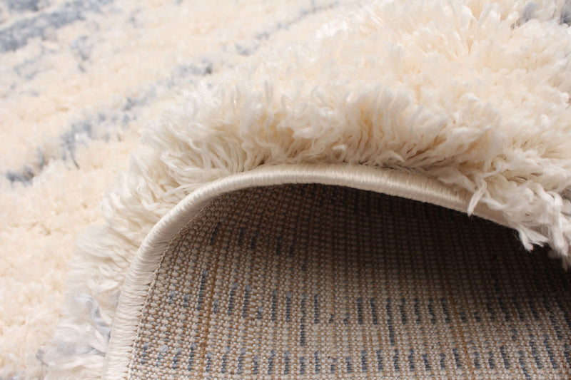 Kei Cream/Light Blue Area Rug - 5'3\" x 7'3\"