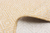 Neisha Diamond Gold Rug 6'7" X 9'6" Area Rug