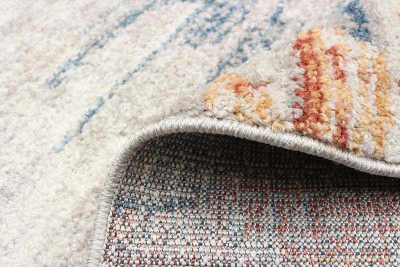 Vera Sun Ivory/Blue Area Rug - 7'10\" x 10'5\"